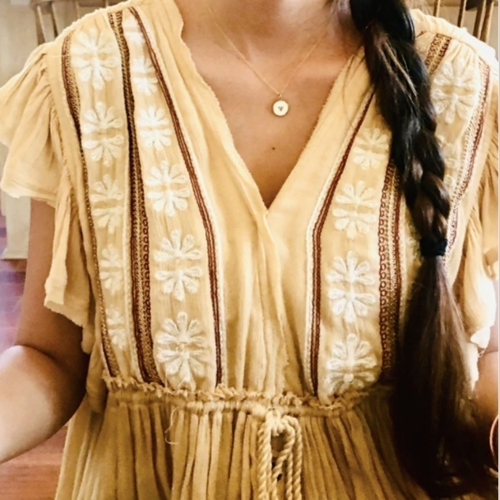 NWT Free people boho gypsy midi dress - Picture 1 of 8